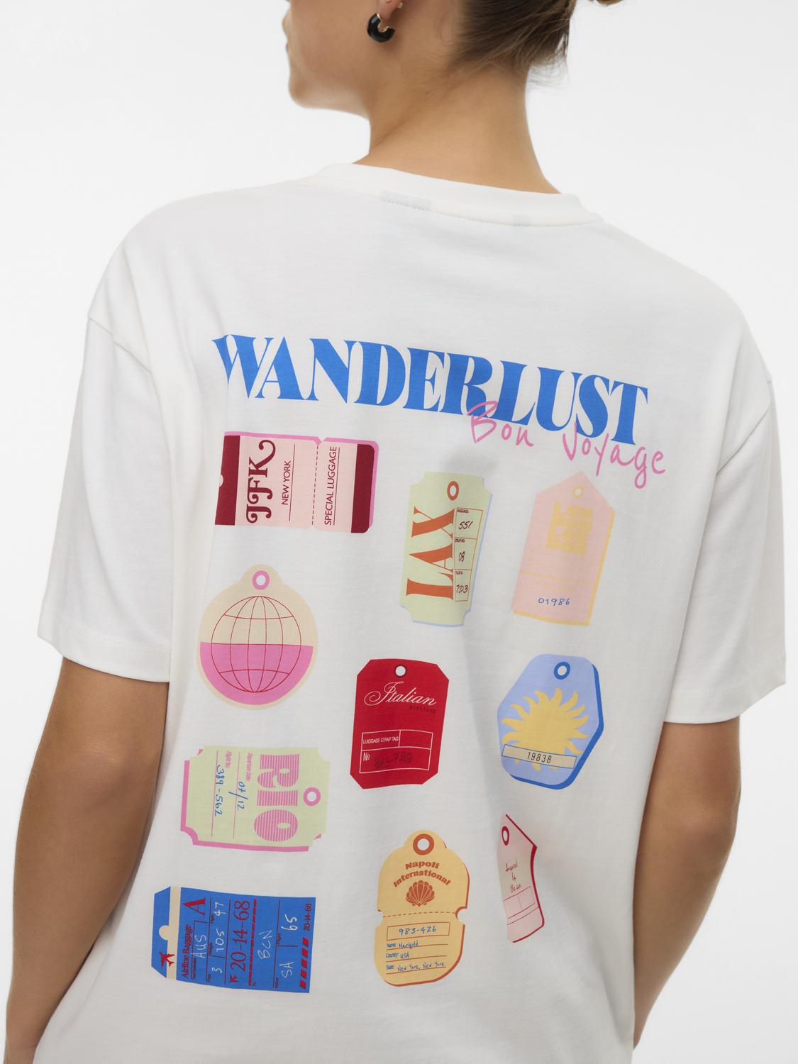 VMNINNA T-Shirt - Snow White - VERO MODA & VILA Bergvik